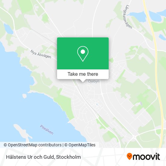 Hålstens Ur och Guld map