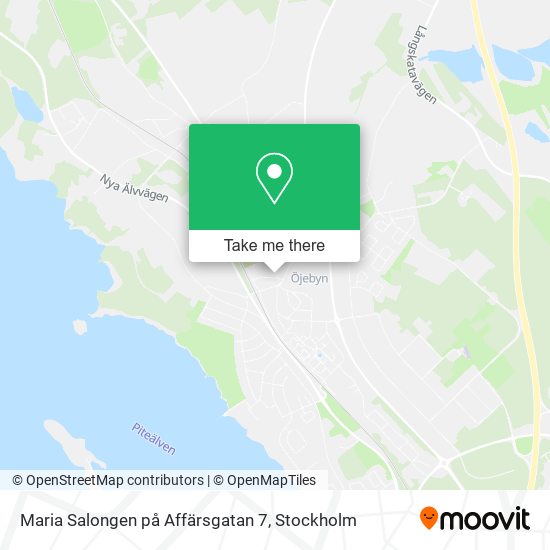 Maria Salongen på Affärsgatan 7 map