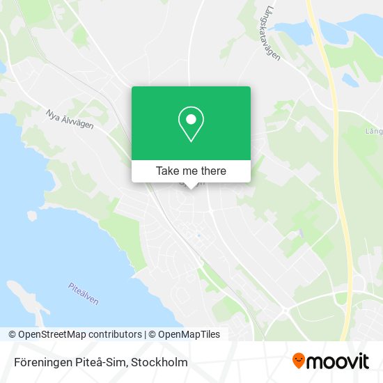 Föreningen Piteå-Sim map