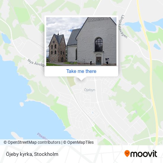 Öjeby kyrka map