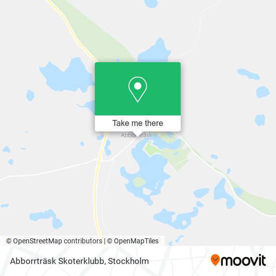 Abborrträsk Skoterklubb map