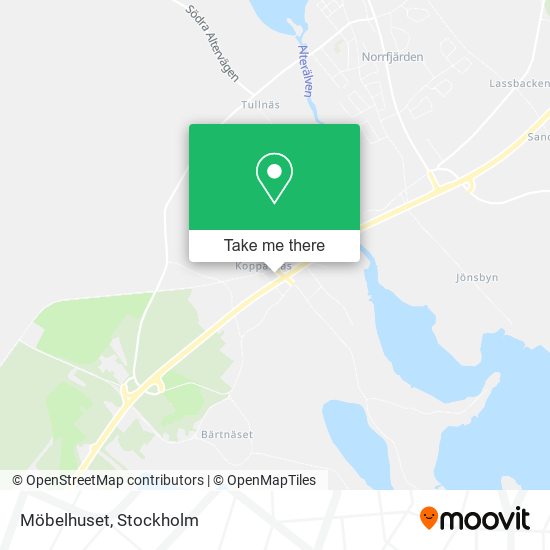 Möbelhuset map