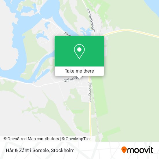 Hår & Zånt i Sorsele map