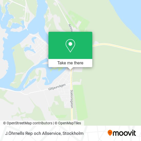 J.Öhrnells Rep och Allservice map