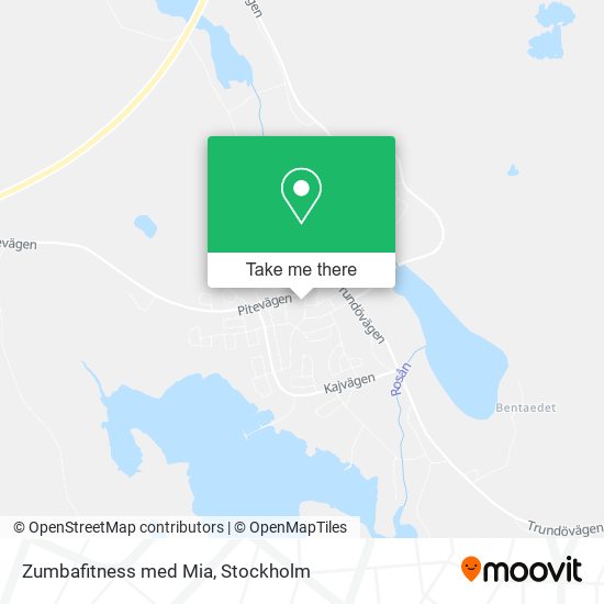 Zumbafitness med Mia map