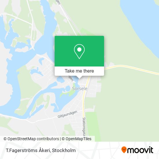 T.Fagerströms Åkeri map