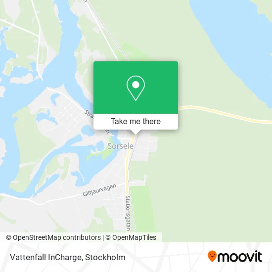 Vattenfall InCharge map