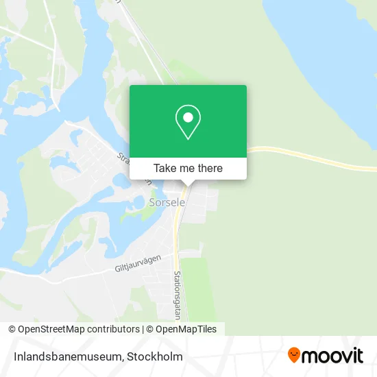 Inlandsbanemuseum map