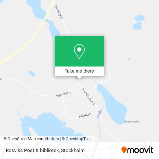 Rosviks Post & bibliotek map