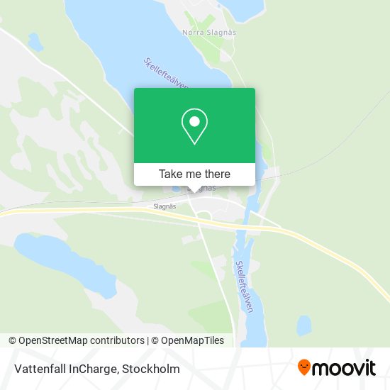 Vattenfall InCharge map