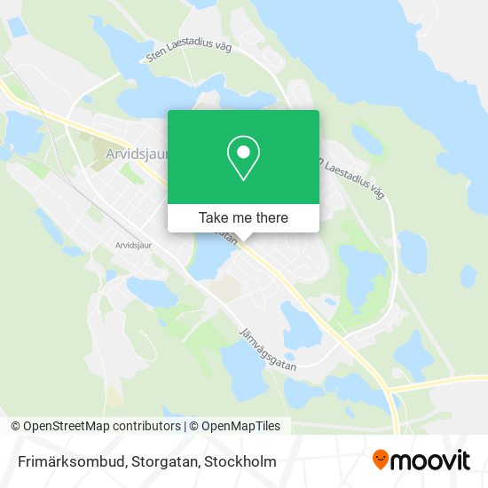 Frimärksombud, Storgatan map