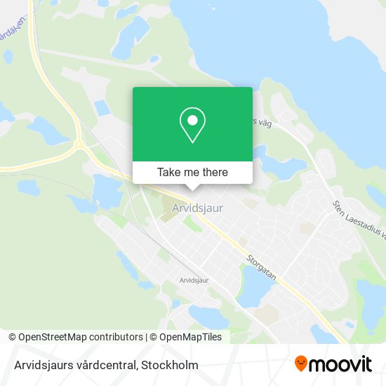 Arvidsjaurs vårdcentral map