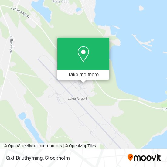 Sixt Biluthyrning map