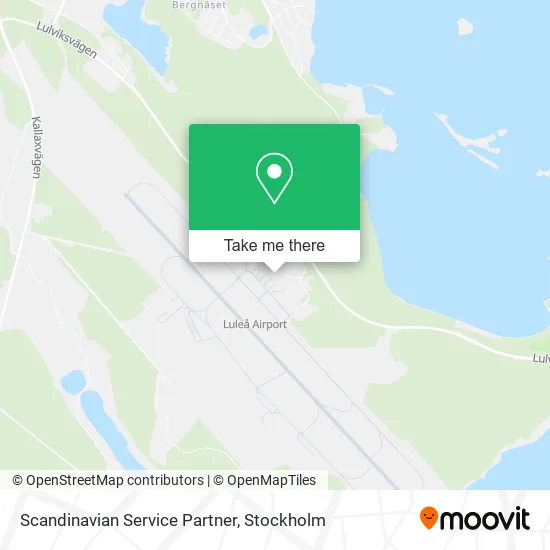Scandinavian Service Partner map