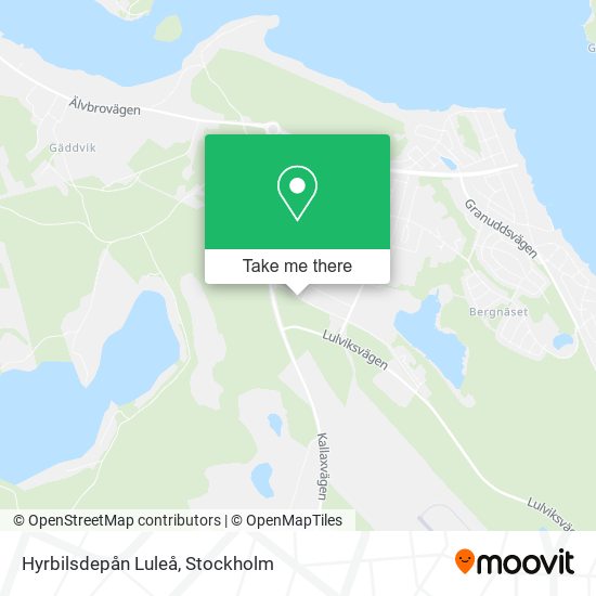 Hyrbilsdepån Luleå map