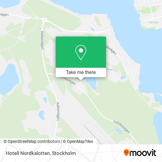 Hotell Nordkalotten map