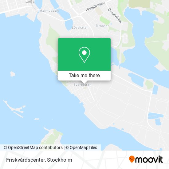 Friskvårdscenter map