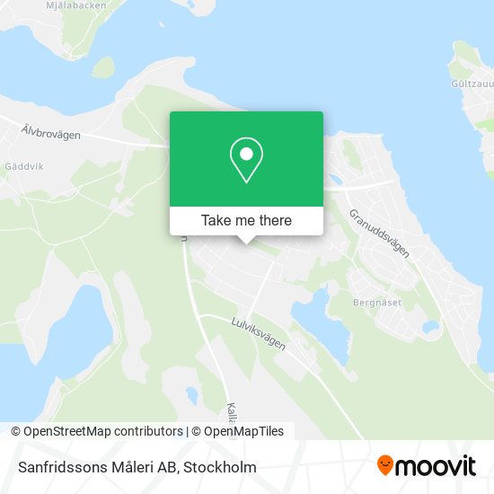 Sanfridssons Måleri AB map