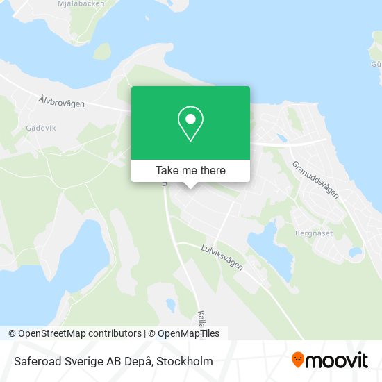 Saferoad Sverige AB Depå map