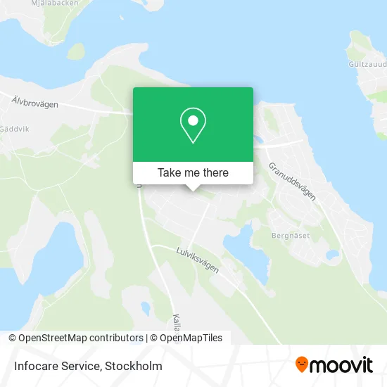 Infocare Service map