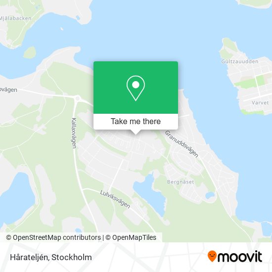Hårateljén map