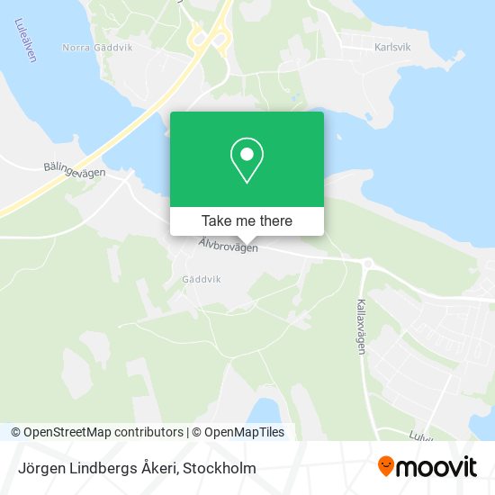 Jörgen Lindbergs Åkeri map