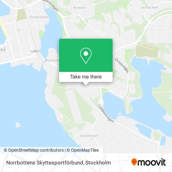 Norrbottens Skyttesportförbund map