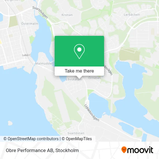 Obre Performance AB map