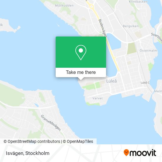 Isvägen map