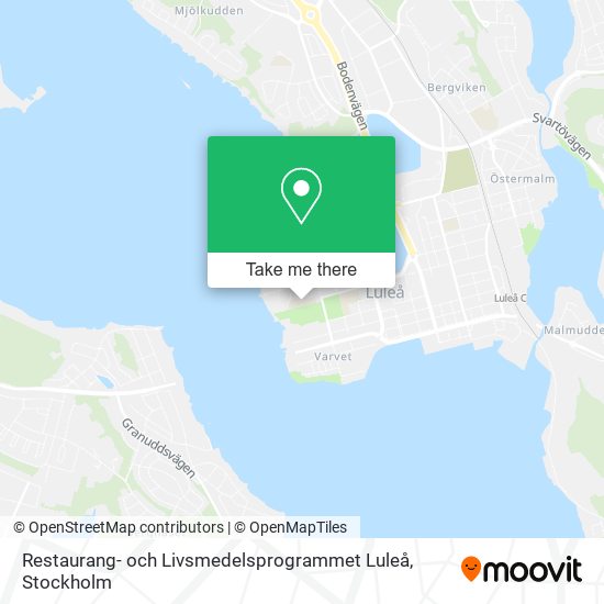 Restaurang- och Livsmedelsprogrammet Luleå map