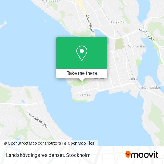 Landshövdingsresidenset map