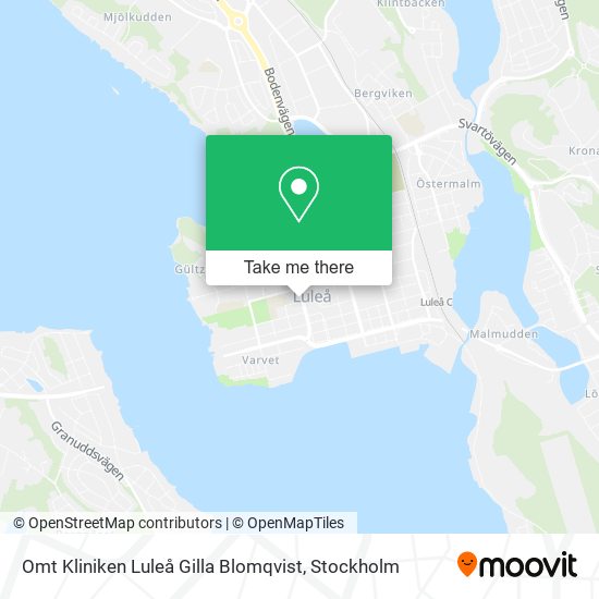 Omt Kliniken Luleå Gilla Blomqvist map