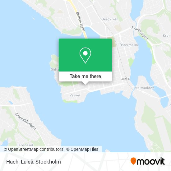 Hachi Luleå map