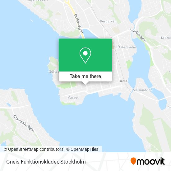 Gneis Funktionskläder map