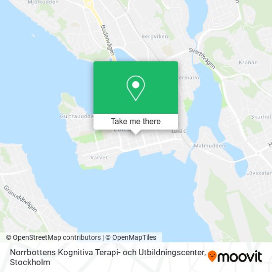 Norrbottens Kognitiva Terapi- och Utbildningscenter map