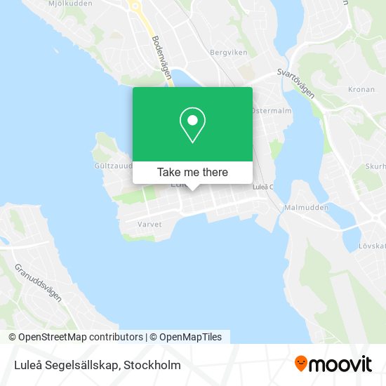 Luleå Segelsällskap map