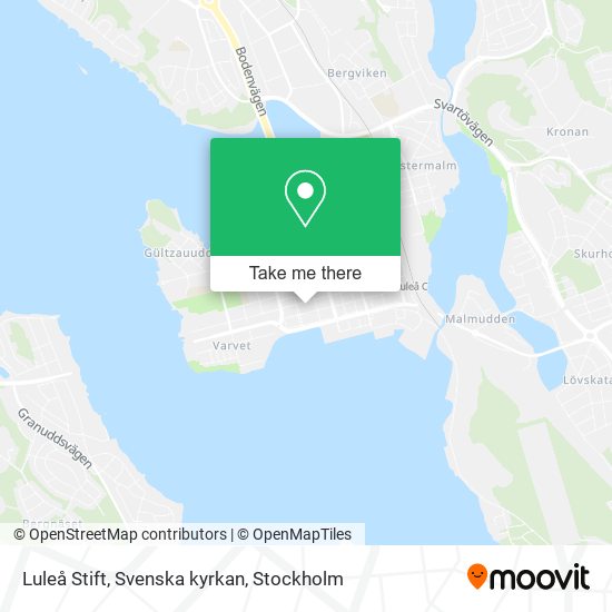 Luleå Stift, Svenska kyrkan map