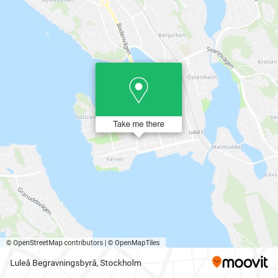 Luleå Begravningsbyrå map