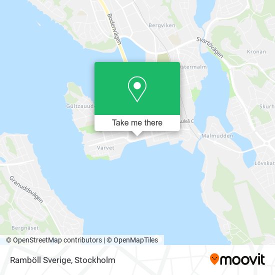 Ramböll Sverige map