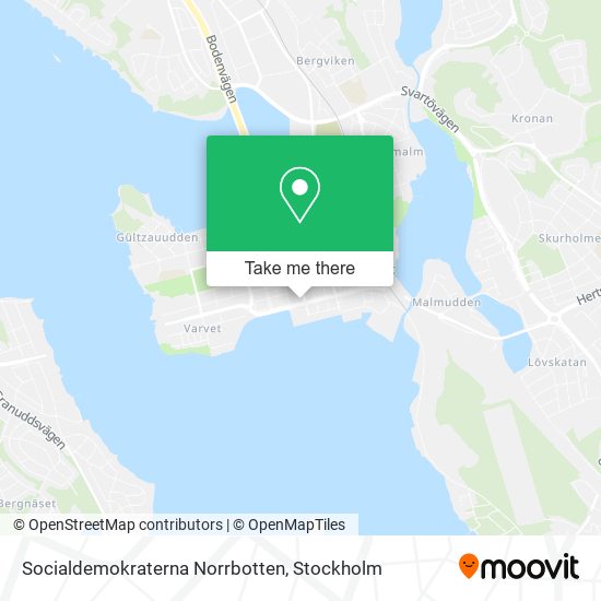 Socialdemokraterna Norrbotten map