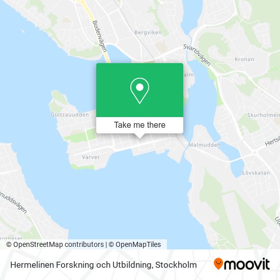 Hermelinen Forskning och Utbildning map