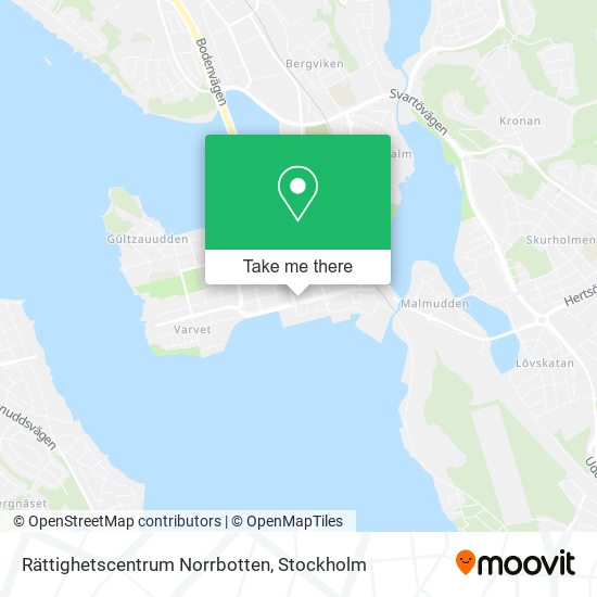 Rättighetscentrum Norrbotten map