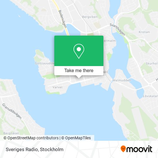 Sveriges Radio map