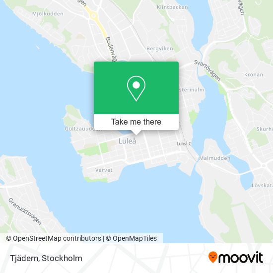 Tjädern map