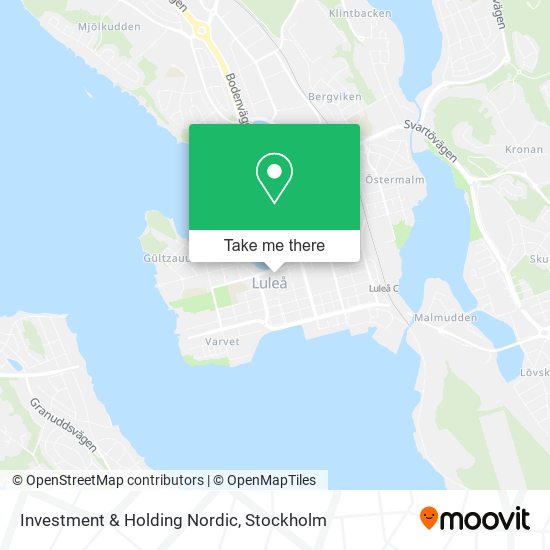 Investment & Holding Nordic map