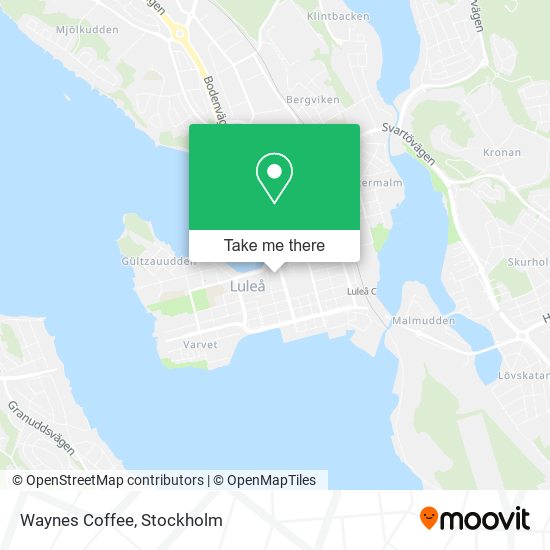 Waynes Coffee map