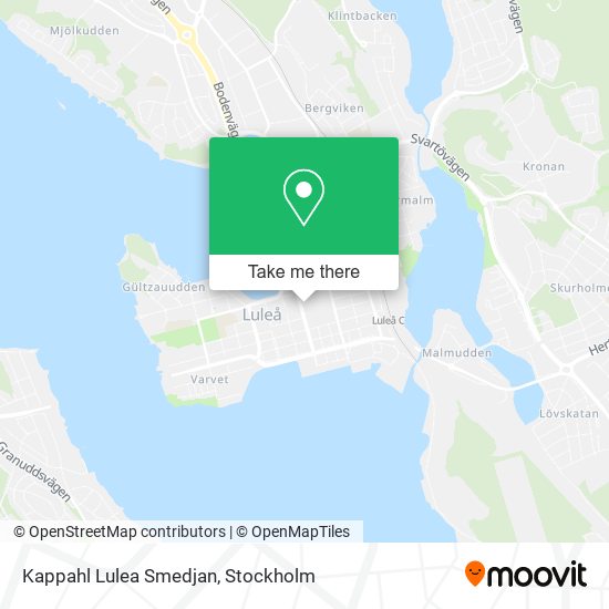Kappahl Lulea Smedjan map