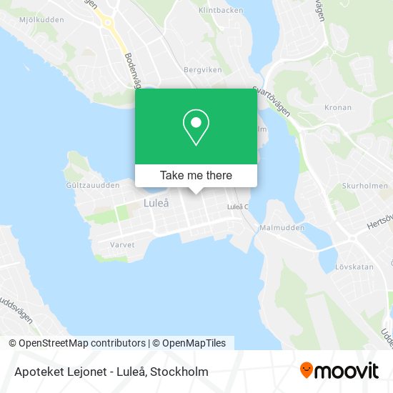 Apoteket Lejonet - Luleå map