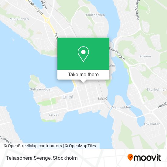 Teliasonera Sverige map