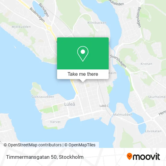 Timmermansgatan 50 map